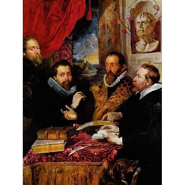 Peter Paul Rubens - Rubens, sein Bruder Philipp, der Gelehrte Lipsius und dessen Schüler Jan - 100 Teile (Puzzle)