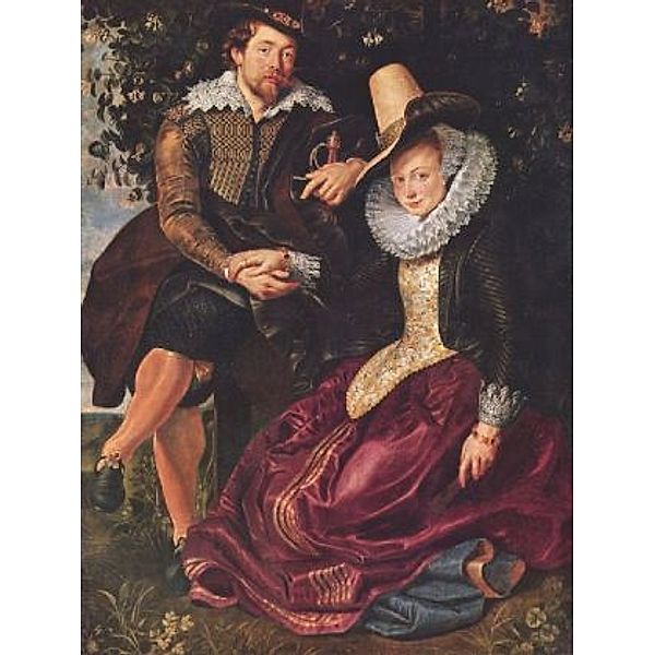 Peter Paul Rubens - Selbstporträt des Malers mit seiner Frau Isabella Brant in der Geißblattlaube - 100 Teile (Puzzle)
