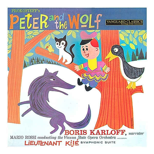 Peter Und Der Wolf (Engl.)/Lieutenant Kije-Suite, Karloff, Rossi, Wiener Staatsopernorchester