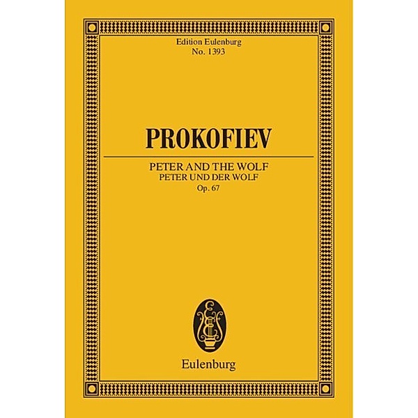 Peter und der Wolf op.67, Partitur, Sergej Prokofjew