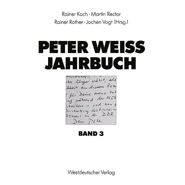 Peter Weiss Jahrbuch 3