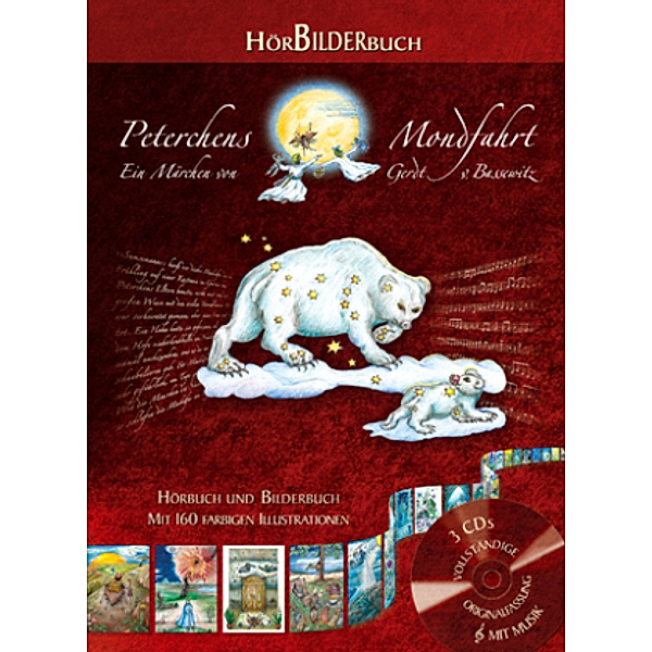 Peterchens Mondfahrt, 3 Audio-CDs + Bilderbuch, Gerdt von Bassewitz