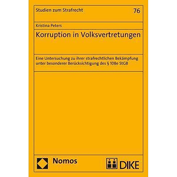 Peters, K: Korruption in Volksvertretungen, Kristina Peters