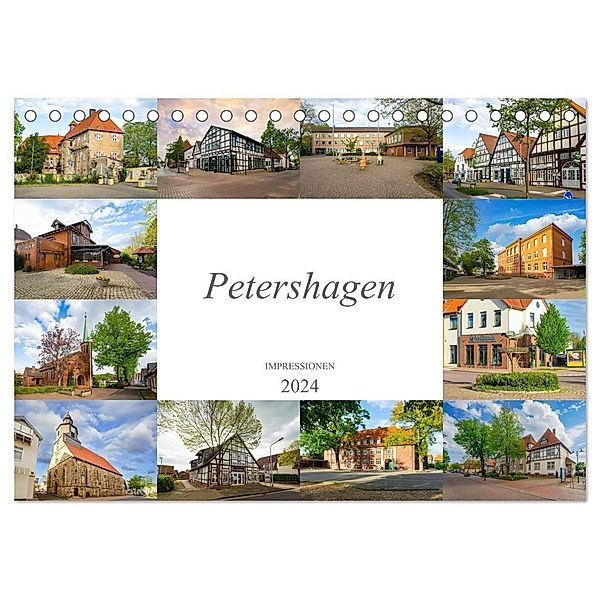 Petershagen Impressionen (Tischkalender 2024 DIN A5 quer), CALVENDO Monatskalender, Dirk Meutzner