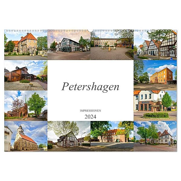 Petershagen Impressionen (Wandkalender 2024 DIN A2 quer), CALVENDO Monatskalender, Dirk Meutzner