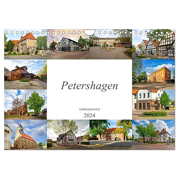 Petershagen Impressionen (Wandkalender 2024 DIN A4 quer), CALVENDO Monatskalender, Dirk Meutzner