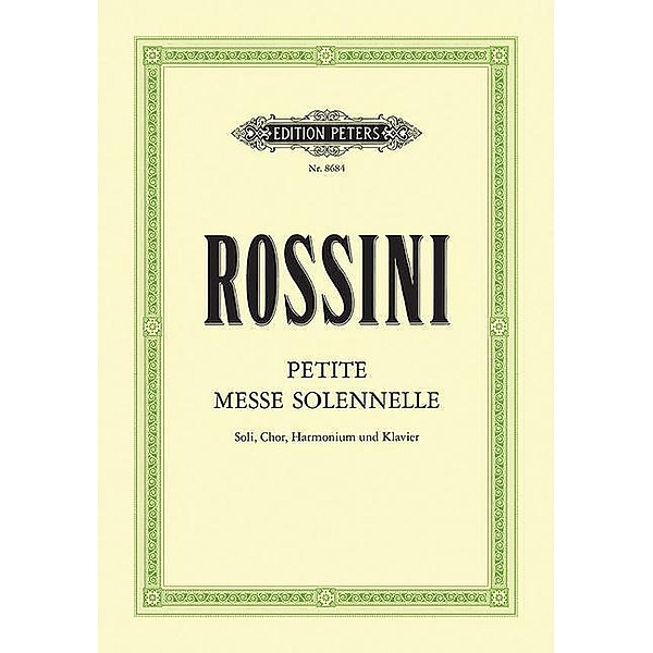 Petite Messe solennelle, Klavierauszug, Gioachino Rossini