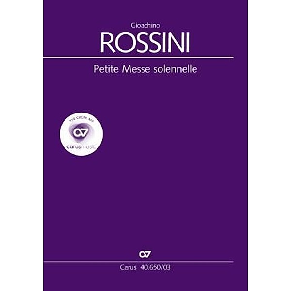 Petite Messe solennelle (Klavierauszug), Gioachino Rossini