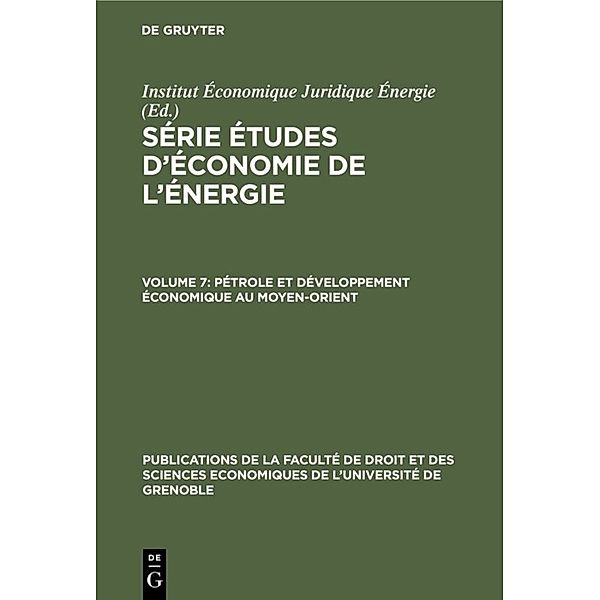 Pétrole et développement économique au Moyen-Orient