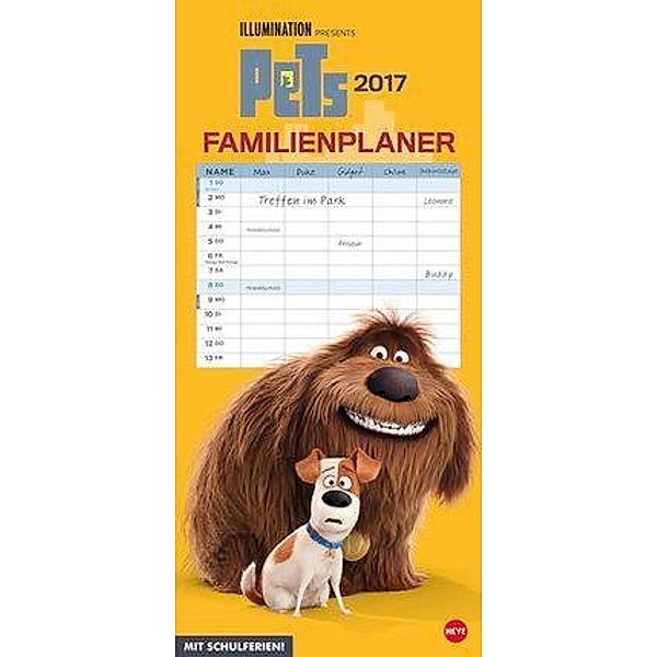 Pets Familienplaner 2017