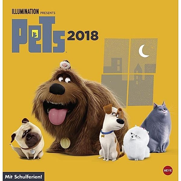 Pets Posterkalender quadratisch - Kalender 2018