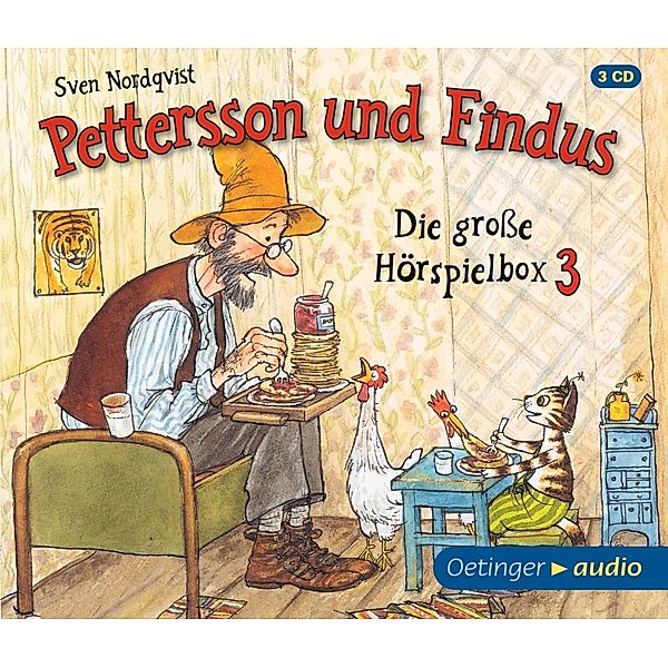 Pettersson und Findus. Die große Hörspielbox 3.Tl.3,3 Audio-CD, Sven Nordqvist
