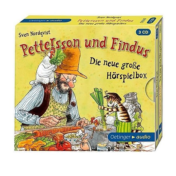 Pettersson und Findus - Die neue große Hörspielbox, 3 CDs, Sven Nordqvist