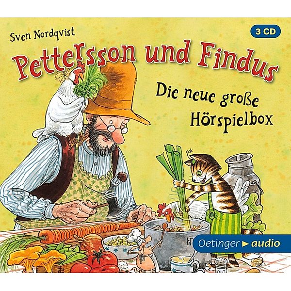 Pettersson und Findus. Die neue große Hörspielbox, 3 Audio-CD, Sven Nordqvist