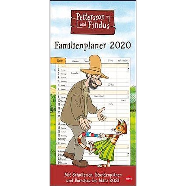 Pettersson und Findus Familienplaner 2020