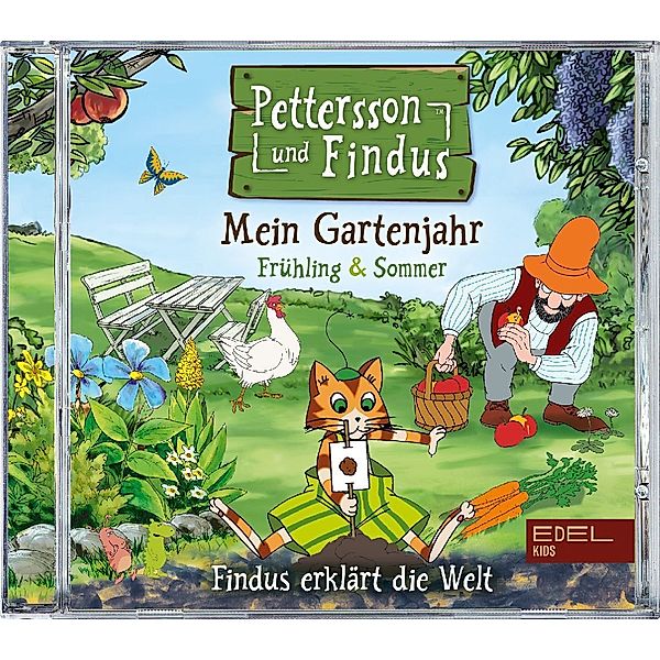 Pettersson und Findus - Findus erklärt die Welt: Mein Gartenjahr, Frühling & Sommer,1 Audio-CD, Pettersson Und Findus