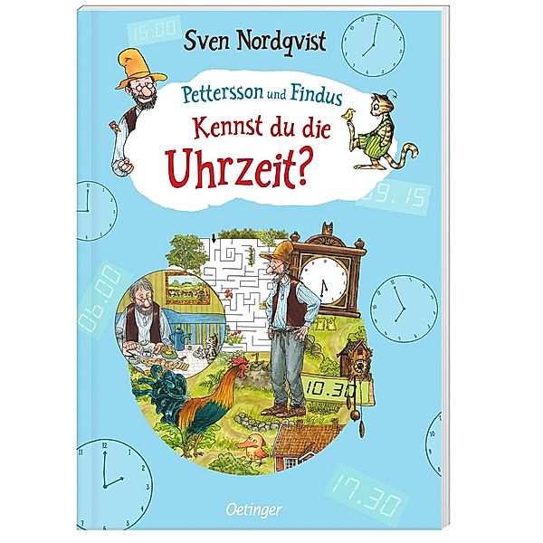 Pettersson und Findus. Kennst du die Uhrzeit?, Sven Nordqvist