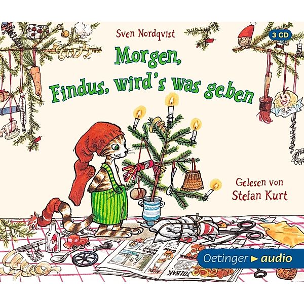 Pettersson und Findus. Morgen, Findus, wird's was geben,3 Audio-CD, Sven Nordqvist