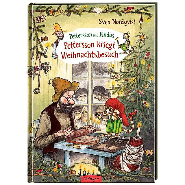Pettersson und Findus. Pettersson kriegt Weihnachtsbesuch Buch
