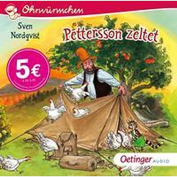 Pettersson und Findus. Pettersson zeltet, 1 Audio-CD, Sven Nordqvist