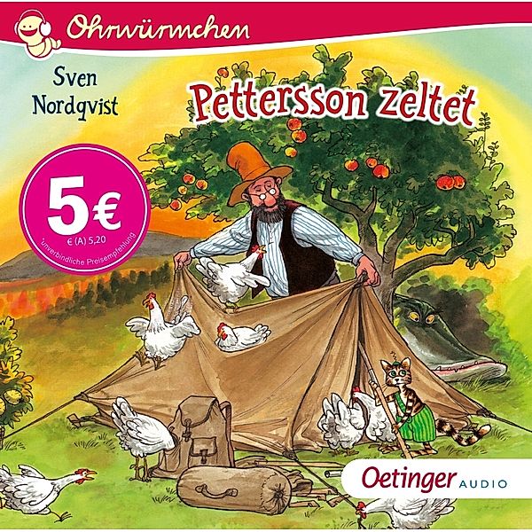 Pettersson und Findus. Pettersson zeltet,1 Audio-CD, Sven Nordqvist