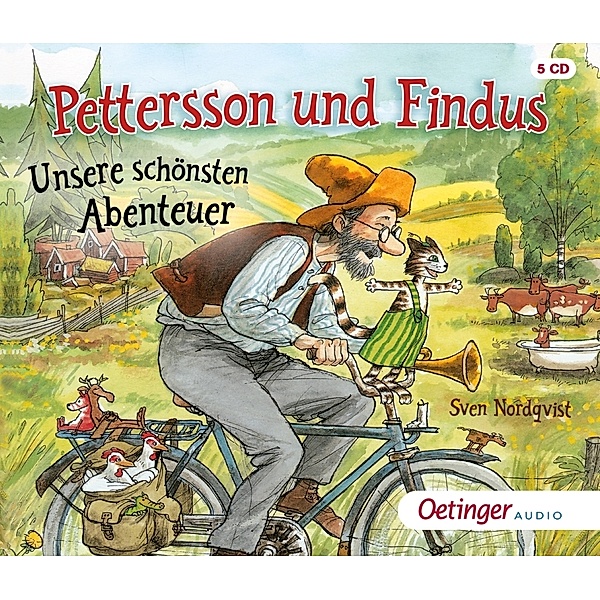 Pettersson und Findus. Unsere schönsten Abenteuer,5 Audio-CD, Sven Nordqvist