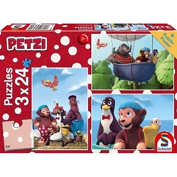 Petzi, Beste Freunde (Kinderpuzzle)
