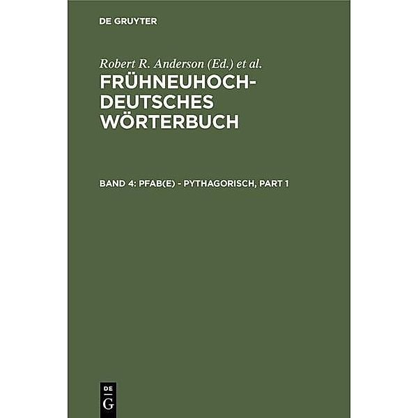 pfab(e) - pythagorisch, Oskar Reichmann