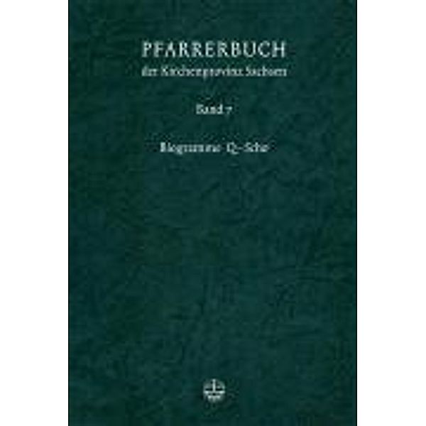 Pfarrerbuch der Kirchenprovinz Sachsen.Bd.7