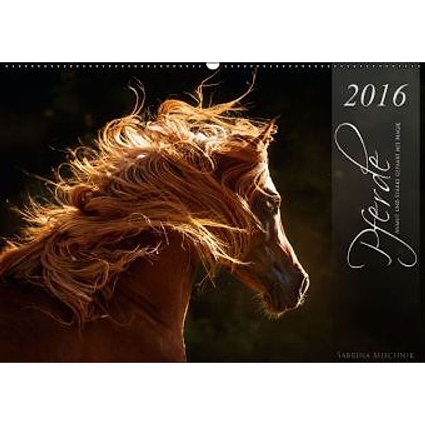 Pferde 2016 Anmut und Stärke gepaart mit Magie (Wandkalender 2016 DIN A2 quer), Sabrina Mischnik