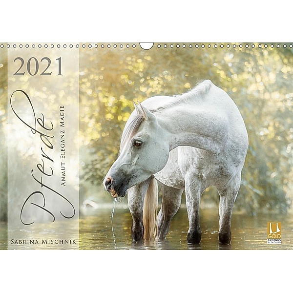 Pferde - Anmut, Eleganz, Magie (Wandkalender 2021 DIN A3 quer), Sabrina Mischnik