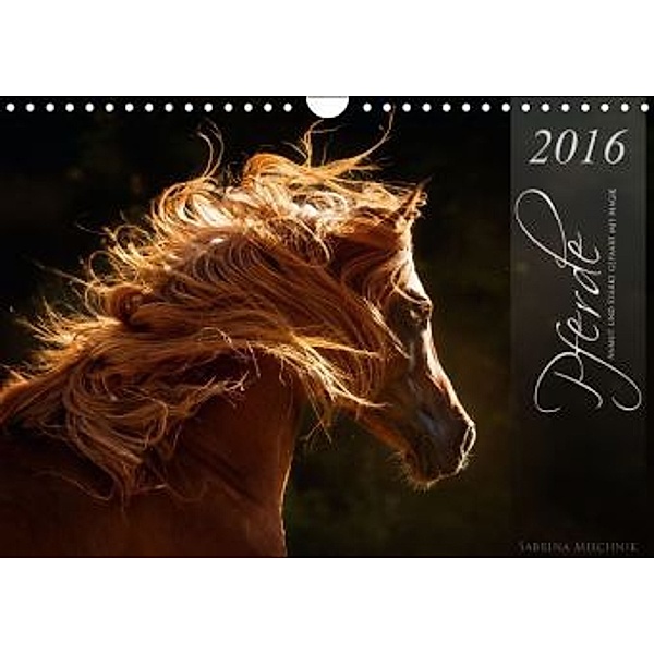Pferde - Anmut und Stärke gepaart mit Magie (Wandkalender 2016 DIN A4 quer), Sabrina Mischnik