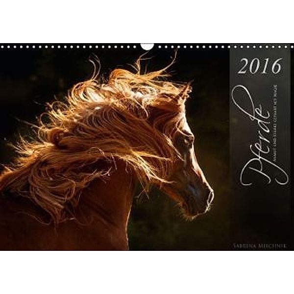 Pferde - Anmut und Stärke gepaart mit Magie (Wandkalender 2016 DIN A3 quer), Sabrina Mischnik
