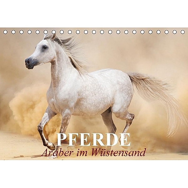 Pferde - Araber im Wüstensand (Tischkalender 2017 DIN A5 quer), Elisabeth Stanzer