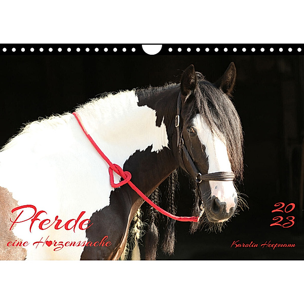 Pferde - eine Herzenssache (Wandkalender 2023 DIN A4 quer), Karolin Heepmann