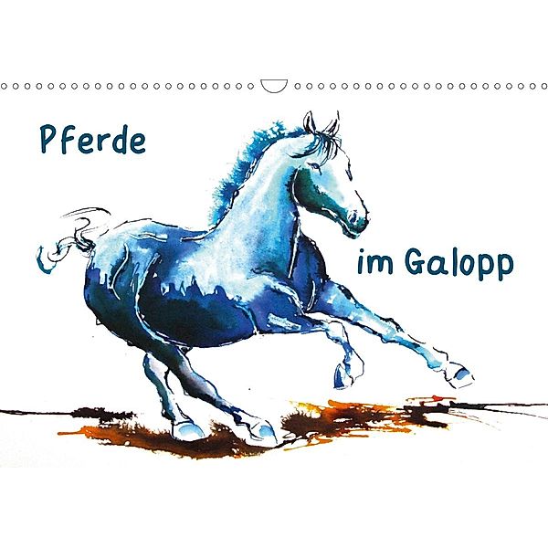 Pferde im Galopp (Wandkalender 2021 DIN A3 quer), Sigrid Harmgart