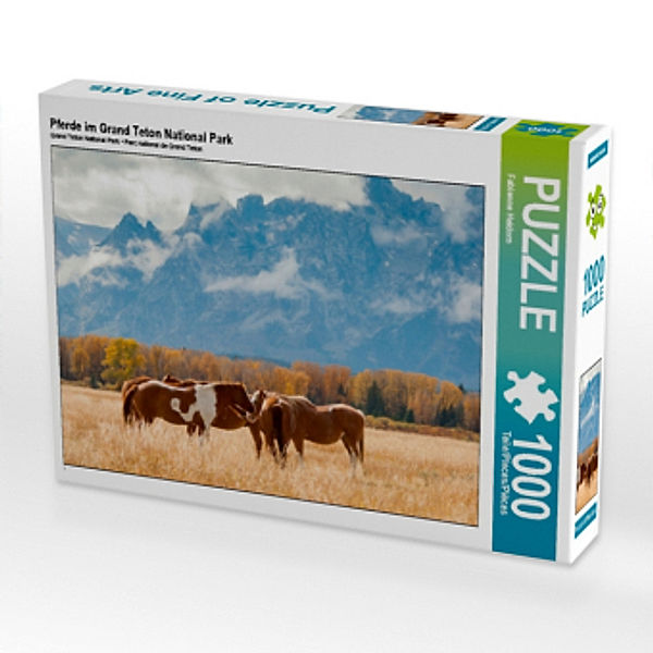 Pferde im Grand Teton National Park (Puzzle), Fabienne Heidorn