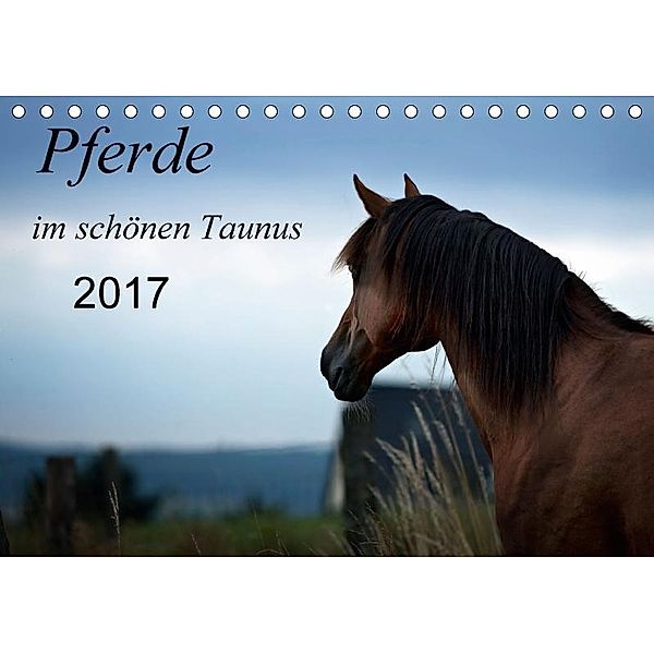 Pferde im schönen Taunus (Tischkalender 2017 DIN A5 quer), Petra Schiller