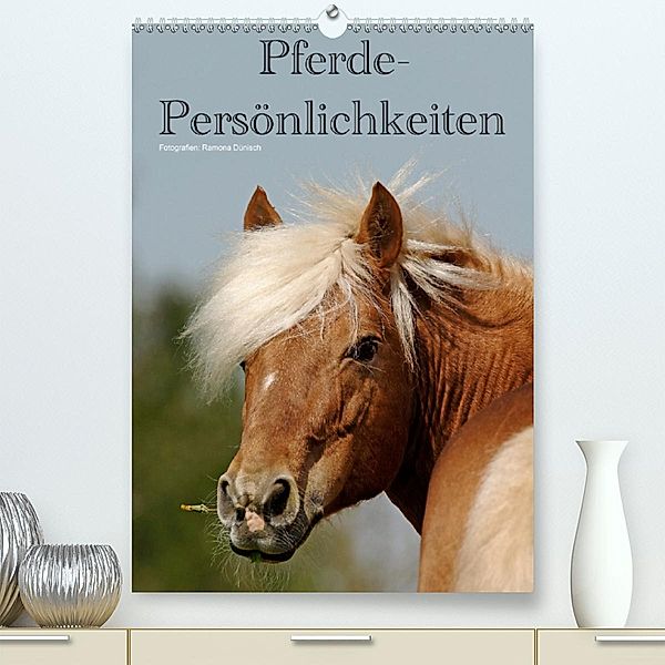 Pferde-Persönlichkeiten - ausdrucksstarke Gesichter verschiedener Pferderassen (Premium-Kalender 2020 DIN A2 hoch), Ramona Dünisch - www.Ramona-Duenisch.de