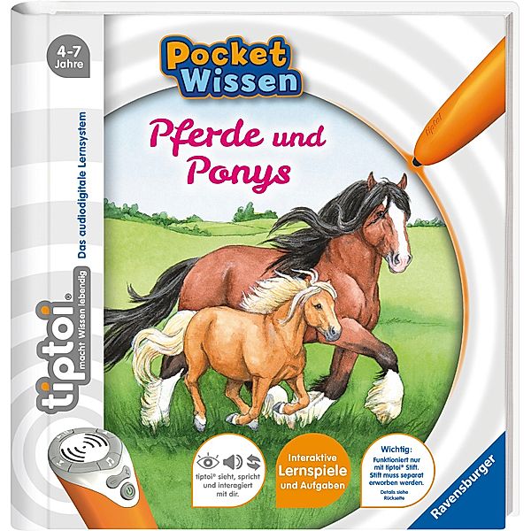 Pferde und Ponys / Pocket Wissen tiptoi® Bd.4, Yvonne Follert