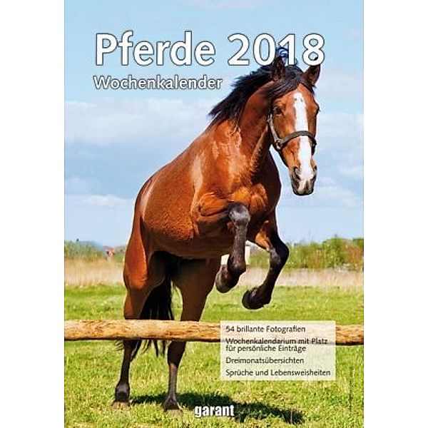 Pferde, Wochenkalender 2018