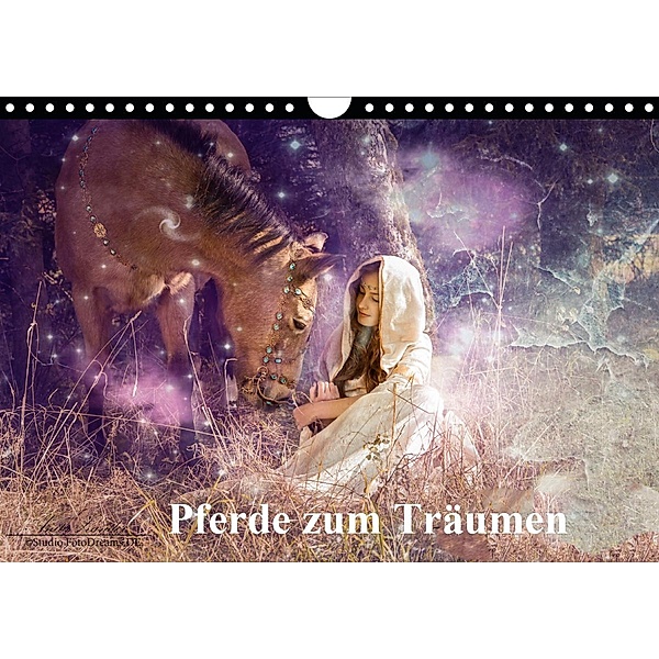 Pferde zum Träumen (Wandkalender 2021 DIN A4 quer), Studio FotoDreams.DE