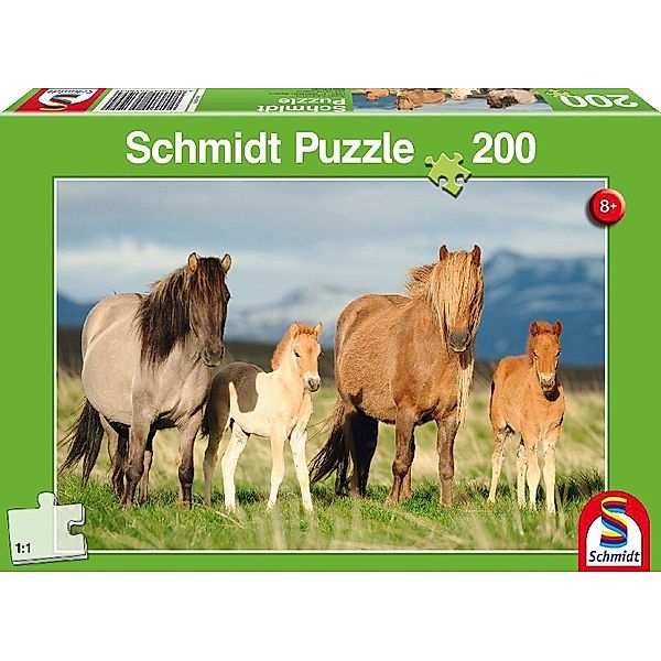 SCHMIDT SPIELE Pferdefamilie (Kinderpuzzle)