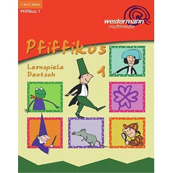 Pfiffikus, Lernspiele Deutsch, 1.-4. Klasse, 1 CD-ROM