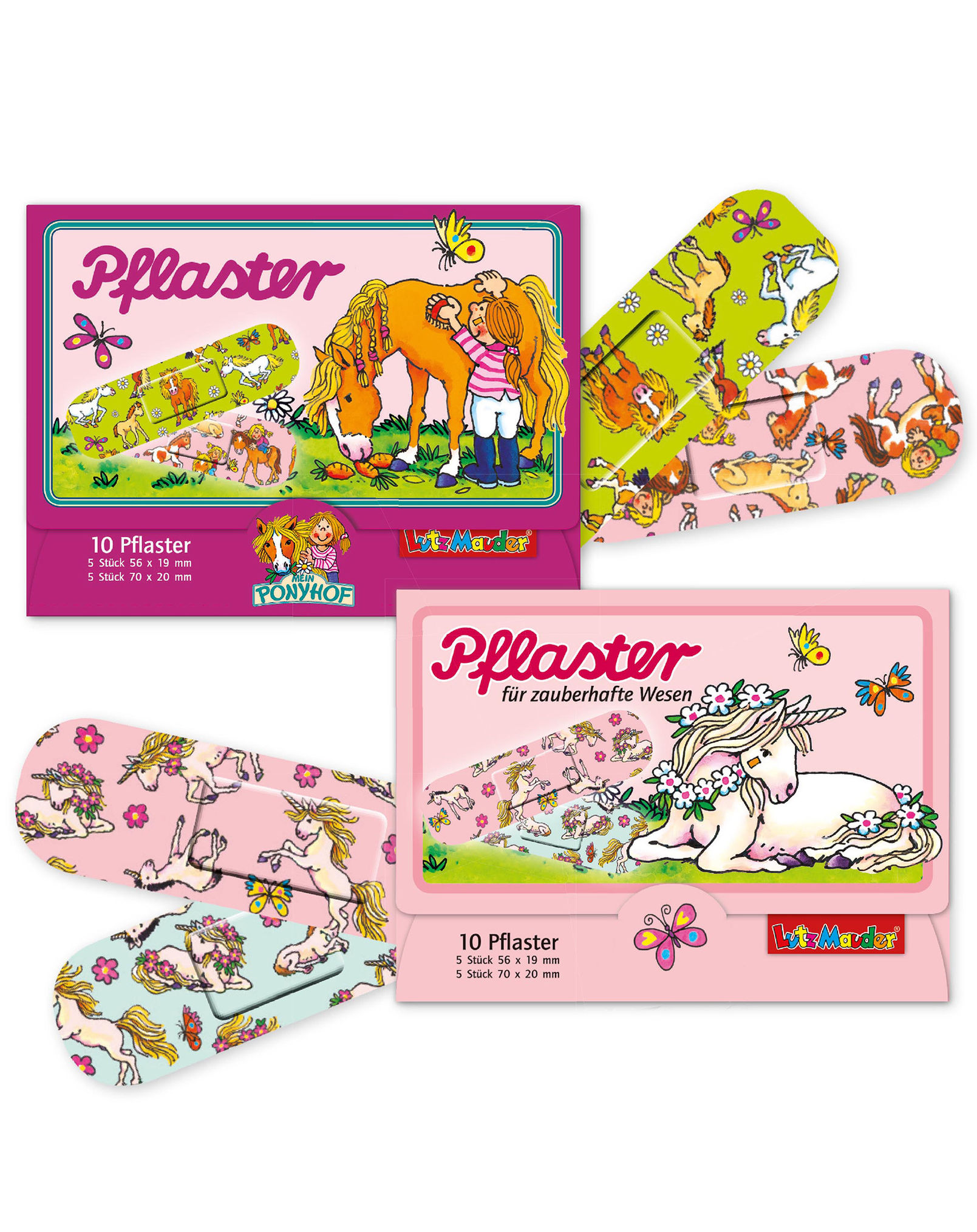 Pflaster-Set MEIN PONYHOF / EINHORN