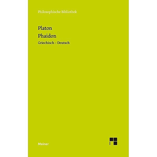 Phaidon / Philosophische Bibliothek Bd.431, Platon