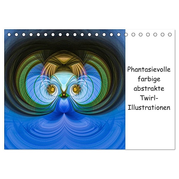 Phantasievolle farbige abstrakte Twirl-Illustrationen (Tischkalender 2024 DIN A5 quer), CALVENDO Monatskalender, PICTURES MAKE MOMENTS - Andrea Wiechert
