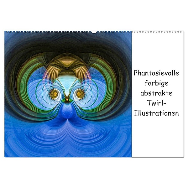 Phantasievolle farbige abstrakte Twirl-Illustrationen (Wandkalender 2024 DIN A2 quer), CALVENDO Monatskalender, PICTURES MAKE MOMENTS - Andrea Wiechert