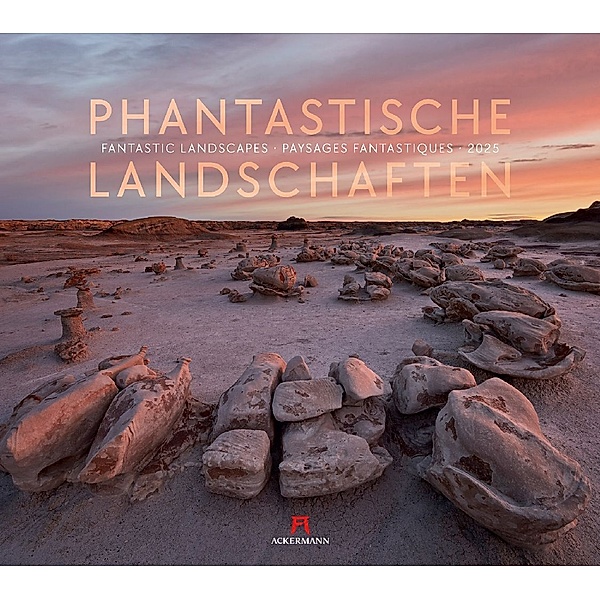 Phantastische Landschaften Kalender 2025, Ackermann Kunstverlag