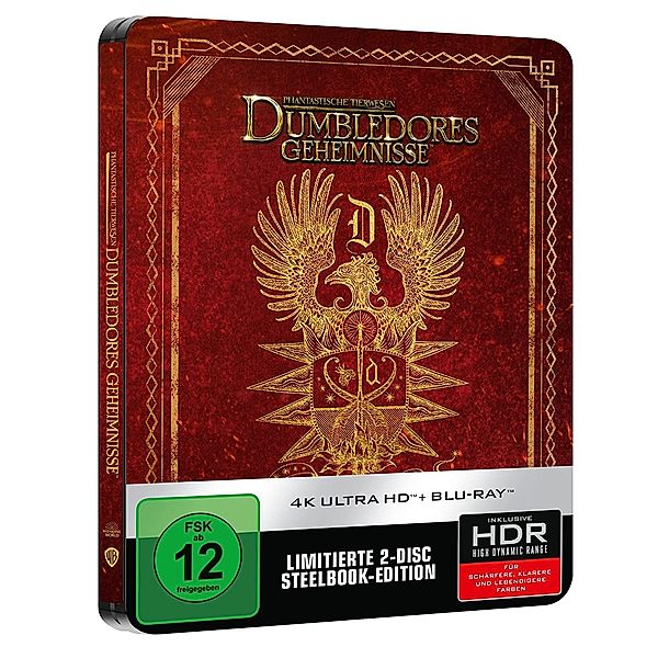 Phantastische Tierwesen: Dumbledores Geheimnisse (4K Ultra HD) - Steelbook